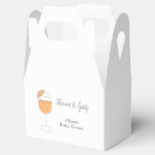 Shower and Spritz Bubbly Cocktail Bridal Shower Geschenkschachtel (Geöffnet)