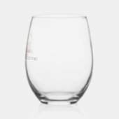 Shower and Spritz Bubbly Cocktail Bridal Shower Weinglas Ohne Stiel (Links)