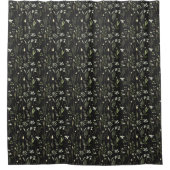 Shower Curtain - Floral Pattern Duschvorhang (Vorderseite)