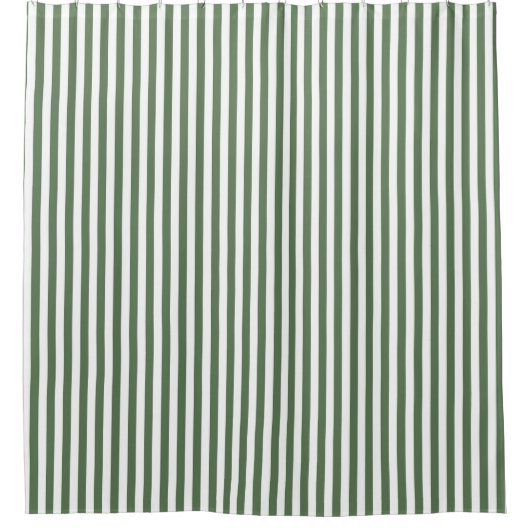 Shower Curtain - Forest Green Pattern Duschvorhang (Vorderseite)