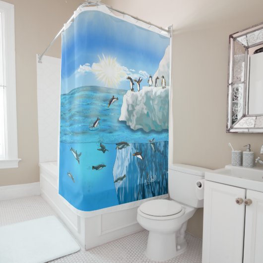 Shower curtain GB Duschvorhang (Beispiel)
