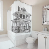 shower curtain of 22 Montagu Street Duschvorhang (Beispiel)