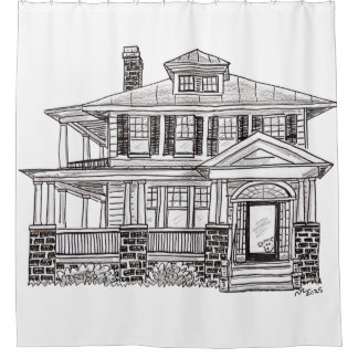 shower curtain of 22 Montagu Street Duschvorhang