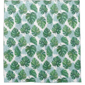 Shower Curtain - "Palm Leaves" Duschvorhang (Vorderseite)