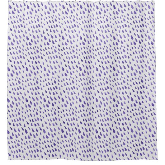Shower Curtain - Purple Pattern Duschvorhang (Vorderseite)