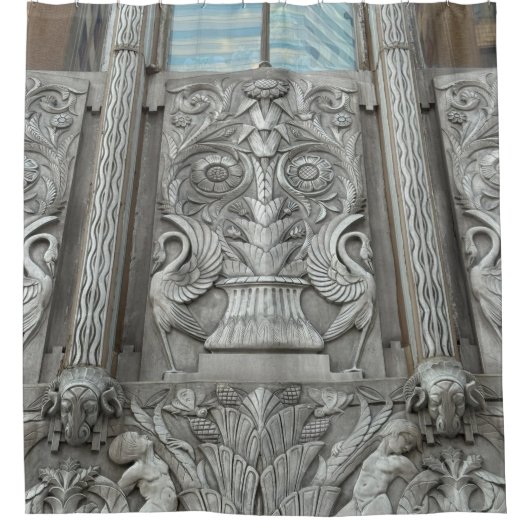 Shower Curtain - Rams & Cherubs Duschvorhang (Vorderseite)