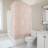 Shower Curtain - Rose Gold Marble Pattern Duschvorhang (Beispiel)
