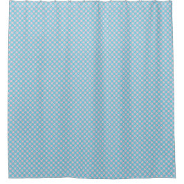 Shower curtain with a light blue and white  duschvorhang