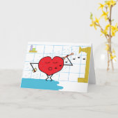 Shower Love Flows: Karte (Gelbe Blume)