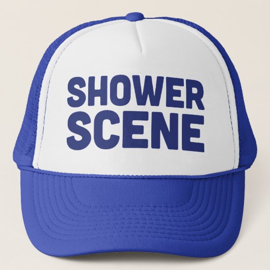 SHOWER SCENE lustiger Slogan LKW-Hut Truckerkappe (Vorderseite)