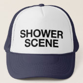 SHOWER SCENE lustiger Slogan LKW-Hut Truckerkappe (Vorderseite)