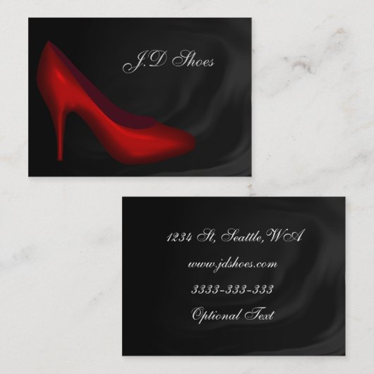 Showfashion-Visitenkarten Visitenkarte (Vorne/Hinten)