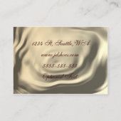 Showfashion-Visitenkarten Visitenkarte (Rückseite)