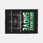 Showfick Funny Football Fans Geschenk Fleecedecke (Vorderseite (Horizontal))