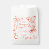 Showgirl Era Bachelorette Party Survival Kit Geschenktütchen (Vorderseite)