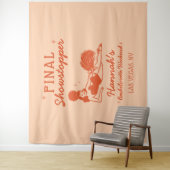 Showgirl Final Showstopper Bachelorette Backdrop Wandteppich (Beispiel)