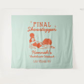 Showgirl Final Showstopper Bachelorette Backdrop Wandteppich (Vorderseite (Horizontal))