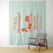 Showgirl Final Showstopper Bachelorette Backdrop Wandteppich (Beispiel)