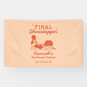 Showgirl Final Showstopper Junggesellinnenabschied Banner