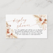 Showkarte anzeigen | Boho Pampas Grass Insert (Vorderseite)