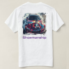 Showmanship Drift — Illusionist Wheel Burnout T-Shirt
