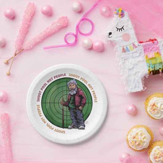 Showpool Nicht Personen Pappteller (Party)