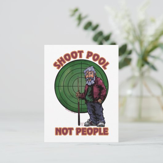 Showpool Nicht Personen Postkarte (Stehend Vorderseite)