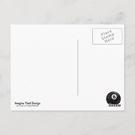 Showpool Nicht Personen Postkarte (Rückseite)