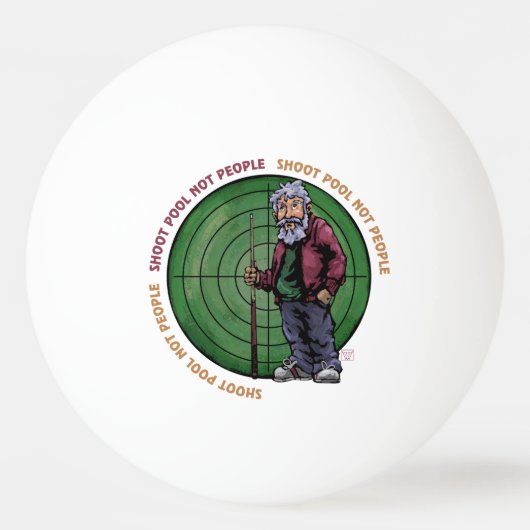 Showpool Nicht Personen Tischtennisball (Rückseite)