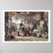 Showroom eines Laternenhändlers in Peking, von 'Ch Poster (Vorne)