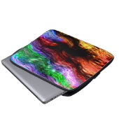 Showstrecken bunt bunt gestreift sieht aus wie Feu Laptopschutzhülle (Vorne Knopf)