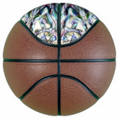 Showtextur Kaleidoskop in sandig silbrigen Farben Basketball (Rechts)