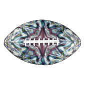 Showtextur Kaleidoskop in sandig silbrigen Farben Football (Vorderseite)