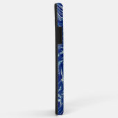 Showtexturierte metallische blau Case-Mate iPhone hülle (Hinten/Rechts)