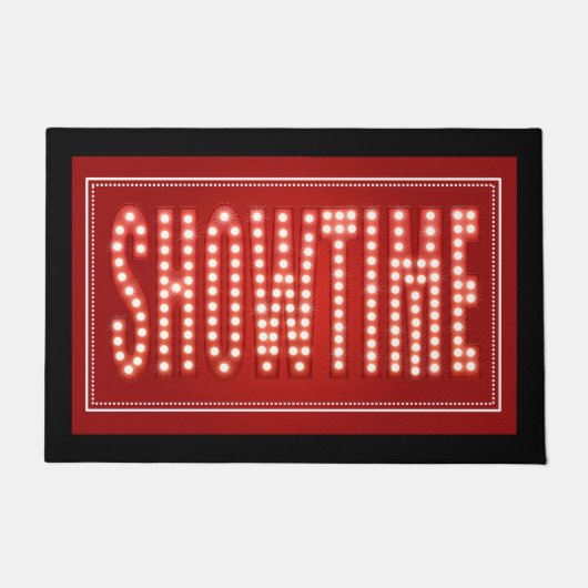 Showtime Lights Theater Fußmatte (Vorderseite)