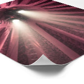 Showtime Spotlights unter der großen Spitze Poster (Ecke)