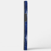 Showy blauen spitzen Grille puffert, aufgeblasen Case-Mate iPhone Hülle (Rückseite / Rechts)