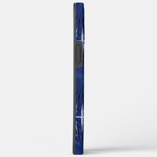 Showy blauen spitzen Grille puffert, aufgeblasen Case-Mate iPhone Hülle (Rückseite / Rechts)