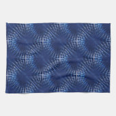 Showy blauen spitzen Grille puffert, aufgeblasen Geschirrtuch (Horizontal)