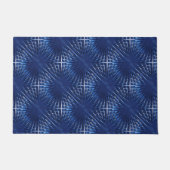 Showy Blue spitze Gitter puffert oder aufgeblasen  Fußmatte (Vorderseite)