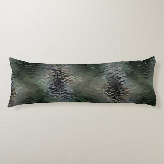 Showy Scaly Plaques, die über dunklen Fonds schwim Seitenschläferkissen (Vorderseite)