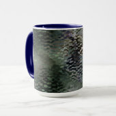 Showy Scaly Plaques, die über dunklen Fonds schwim Tasse (Vorderseite Links)