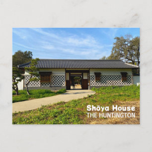 Shōya House in der Huntington Library Postkarte