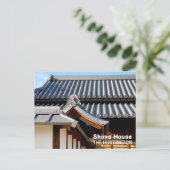 Shōya House Roof Tiles Postkarte (Stehend Vorderseite)