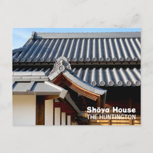 Shōya House Roof Tiles Postkarte
