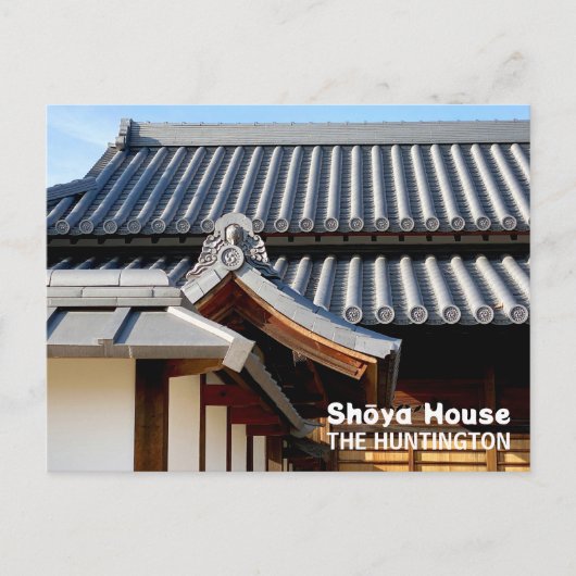 Shōya House Roof Tiles Postkarte (Vorderseite)