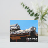 Shōya House Roof Tiles Postkarte (Stehend Vorderseite)