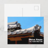 Shōya House Roof Tiles Postkarte (Vorne/Hinten)