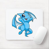 Shoyru Blau Mousepad (Mit Mouse)