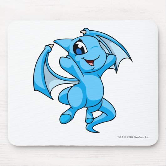 Shoyru Blau Mousepad (Vorne)